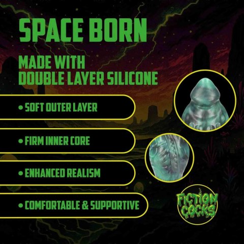 Space Born - Egg Plug - Green/Black