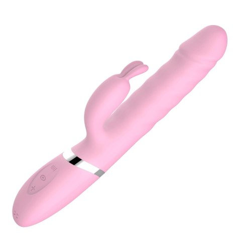 Wibrator-Rebecca Pink - Heating / Thrusting / 18 Vibrating functions USB