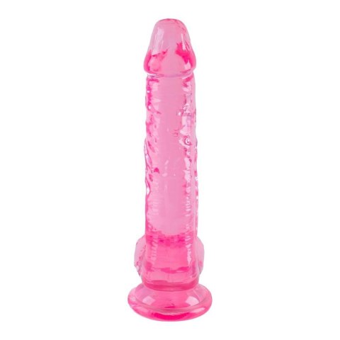 BUBBLEGUM BLAST FUNKY FIZZ PINK CLASSIC JELLY 7,5 INCH DILDO