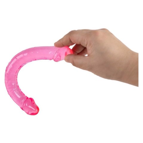BUBBLEGUM BLAST LOLLIPOP LOOP PINK CLASSIC JELLY 9,8 INCH DOUBLE DONG
