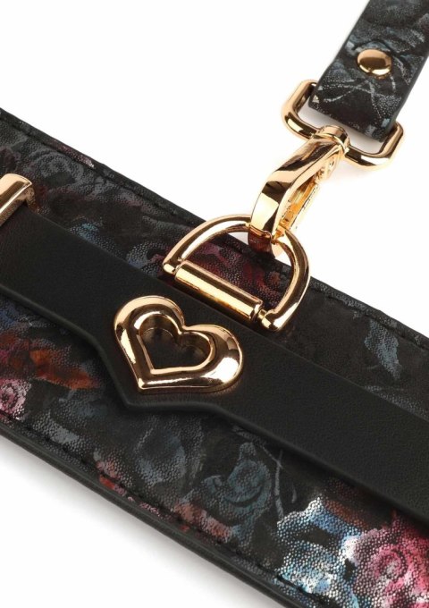 Floral Jacquard Wrist Cuffs