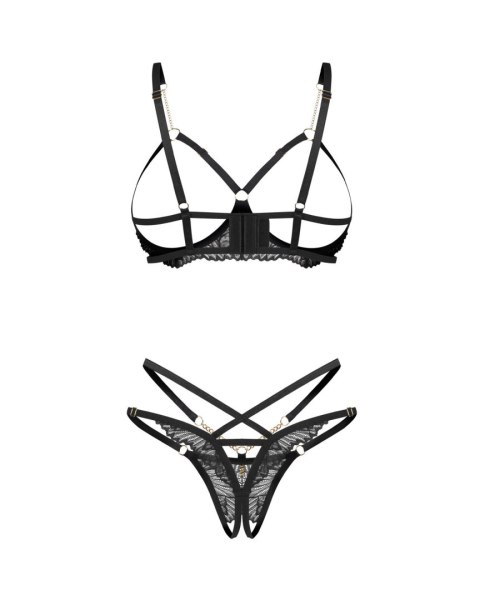 Matildea Black stringi otwarte S/M