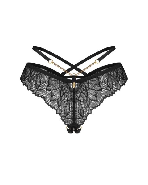 Matildea Black stringi otwarte S/M