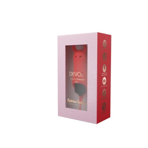 Adrien Lastic Pocket Vibe Devol - Compact Silicone Mini Vibrator