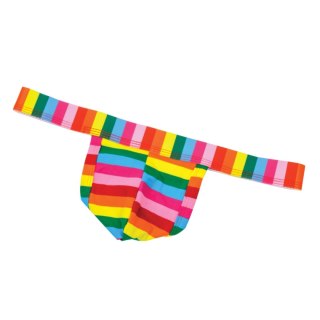 Tęczowe stringi 100% bawełna