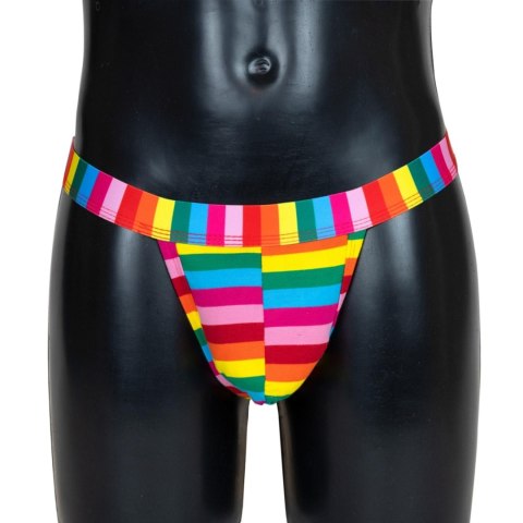 Tęczowe stringi 100% bawełna