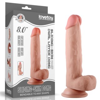 8'' Sliding-Skin Dildo