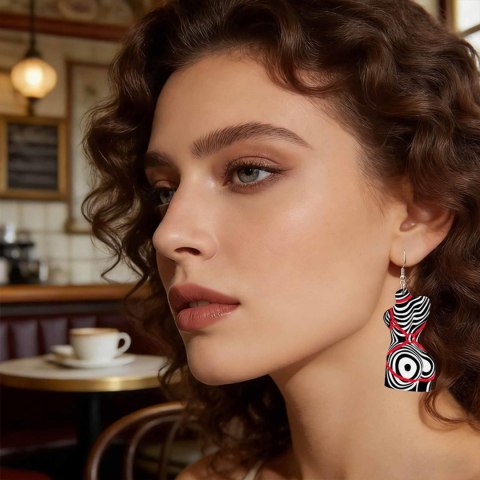 Body Abstract Wave Earrings