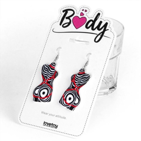 Body Abstract Wave Earrings
