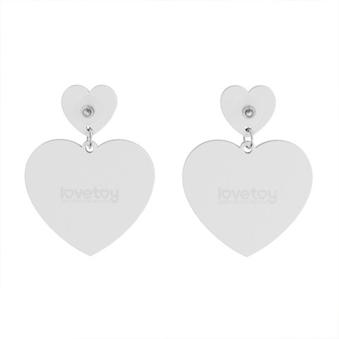 Body Leopard Print Heart Earrings
