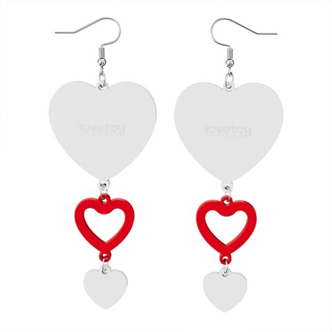 Body Triple Heart Earrings