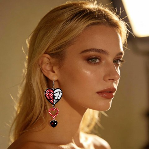 Body Triple Heart Earrings
