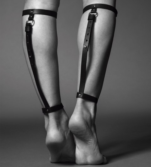 Bijoux Indiscrets - MAZE Back Leg Garter Black Bijoux Indiscrets - MAZE Back Leg Garter Black