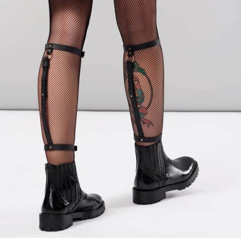 Bijoux Indiscrets - MAZE Back Leg Garter Black Bijoux Indiscrets - MAZE Back Leg Garter Black