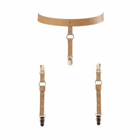 Bijoux Indiscrets - MAZE Suspender Belt for Underwear & Stockings Brown Bijoux Indiscrets - MAZE Suspender Belt for Underwear & Stockings Brown