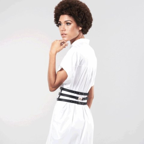 Bijoux Indiscrets - MAZE Wide Belt Black Bijoux Indiscrets - MAZE Wide Belt Black