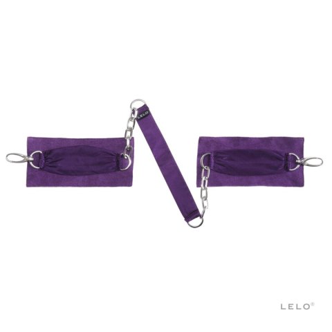 Jedwabne kajdanki Lelo Sutra Chinlink Cuffs Purple Jedwabne kajdanki Lelo Sutra Chinlink Cuffs Purple