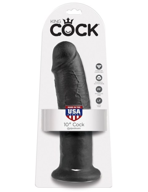 King Cock 10" Cock Black King Cock 10" Cock Black