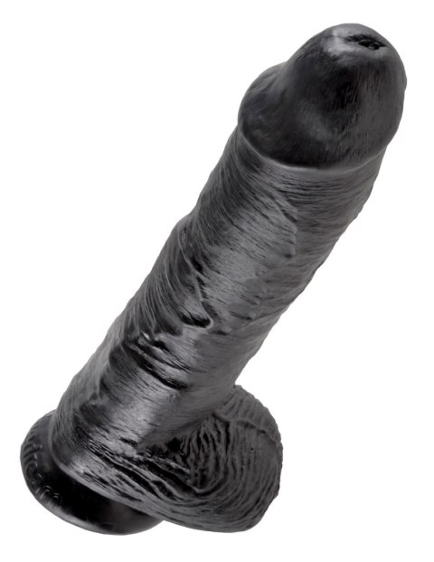 King Cock 10" Cock with Balls Black King Cock 10" Cock with Balls Black