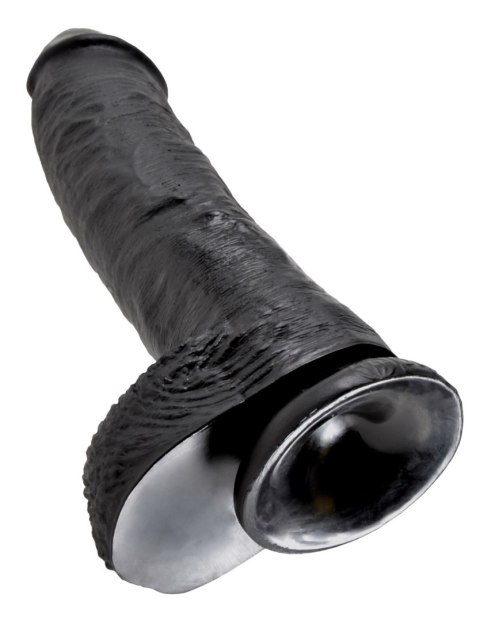 King Cock 10" Cock with Balls Black King Cock 10" Cock with Balls Black