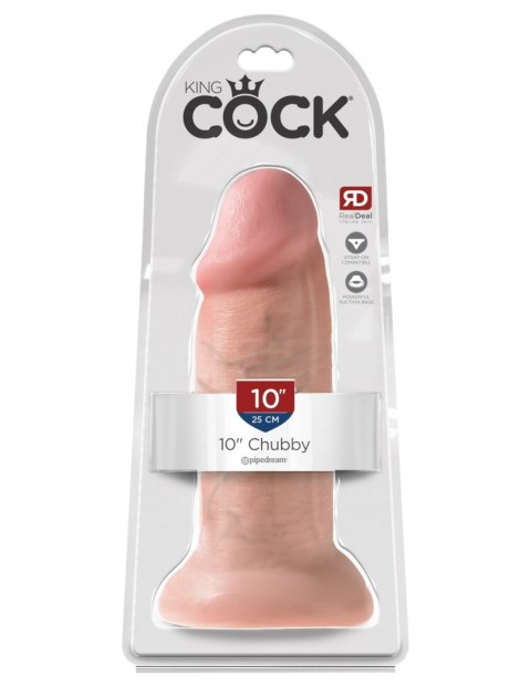 King Cock 10 inch Chubby Flesh King Cock 10 inch Chubby Flesh