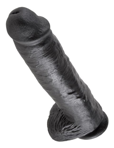 King Cock 11" Cock with Balls Black King Cock 11" Cock with Balls Black