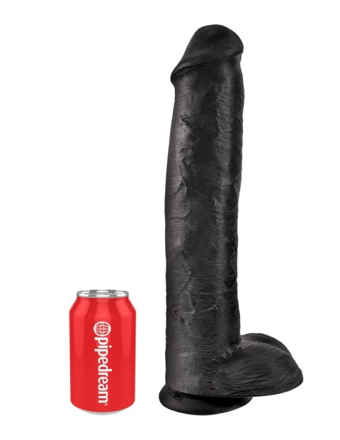 King Cock 15" Cock with Balls Black King Cock 15" Cock with Balls Black