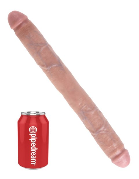 King Cock 16" Thick Double Dildo Flesh King Cock 16" Thick Double Dildo Flesh