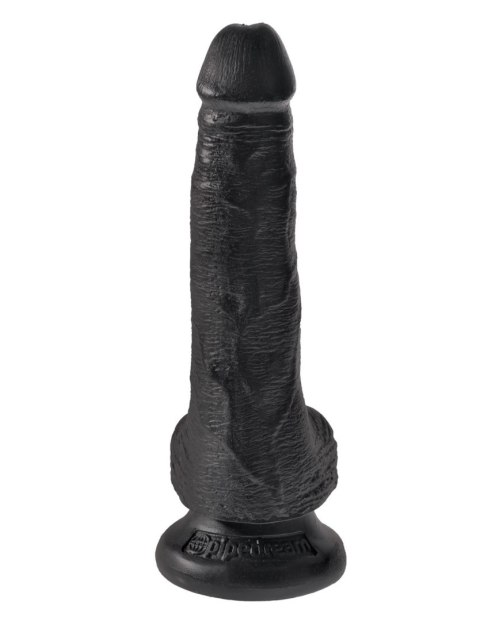 King Cock 6" Cock with Balls Black King Cock 6" Cock with Balls Black