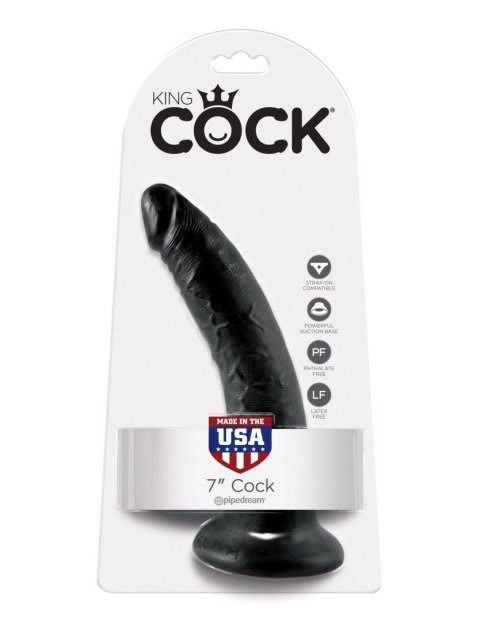 King Cock 7" Cock Black King Cock 7" Cock Black