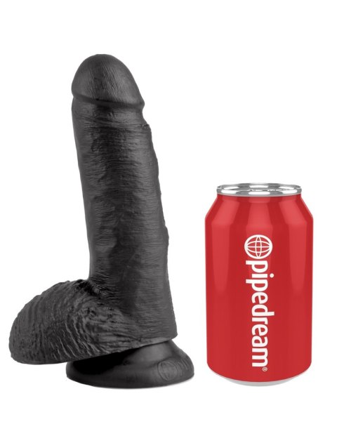 King Cock 7" Cock with Balls Black King Cock 7" Cock with Balls Black