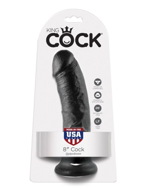 King Cock 8" Cock Black King Cock 8" Cock Black