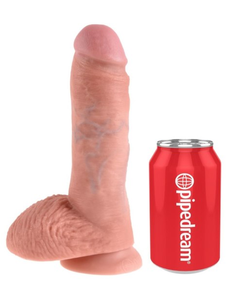 King Cock 8" Cock with Balls Flesh King Cock 8" Cock with Balls Flesh