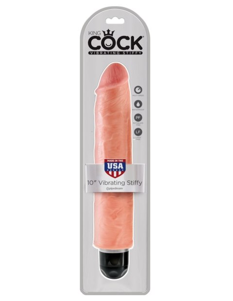 Kink Cock 10" Vibrating Stiffy Flesh Kink Cock 10" Vibrating Stiffy Flesh