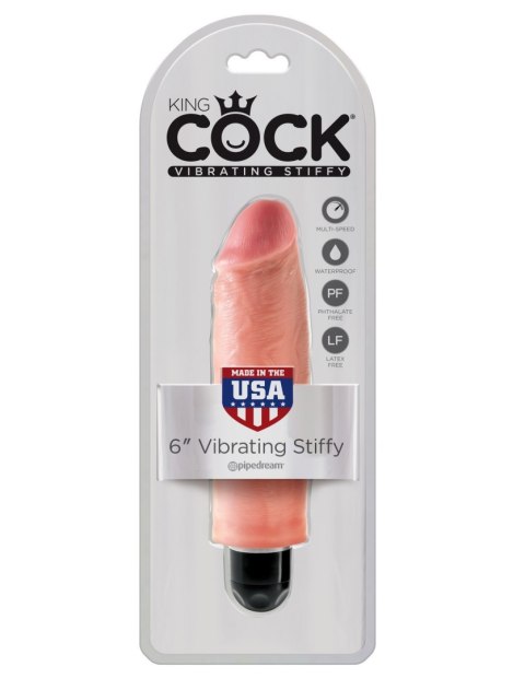Kink Cock 6" Vibrating Stiffy Flesh Kink Cock 6" Vibrating Stiffy Flesh