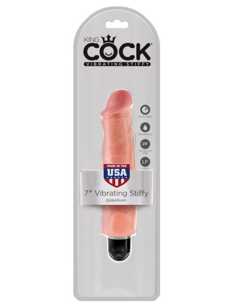 Kink Cock 7" Vibrating Stiffy Flesh Kink Cock 7" Vibrating Stiffy Flesh