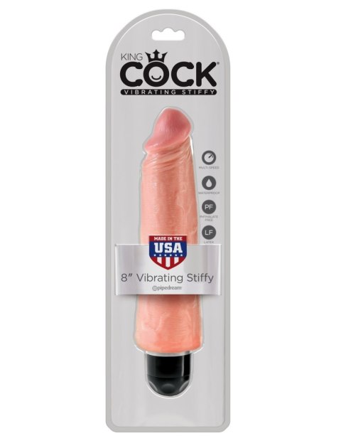 Kink Cock 8" Vibrating Stiffy Flesh Kink Cock 8" Vibrating Stiffy Flesh