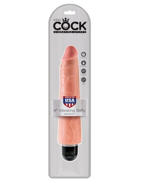 Kink Cock 9" Vibrating Stiffy Flesh Kink Cock 9" Vibrating Stiffy Flesh