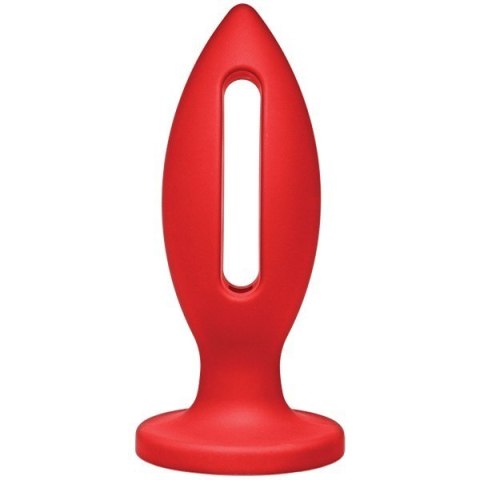 Kink Wet Works Lube Luge - Premium Silicone Plug 6" Red Kink Wet Works Lube Luge - Premium Silicone Plug 6" Red