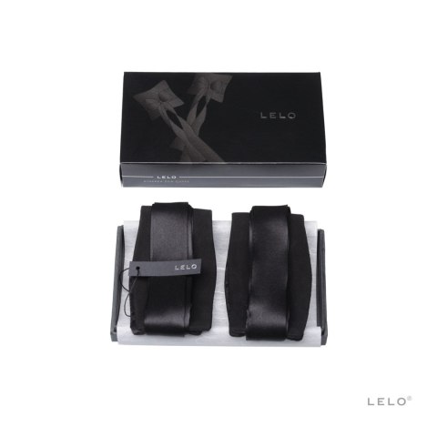 LELO - Etherea Silk Cuffs, czarne LELO - Etherea Silk Cuffs, czarne
