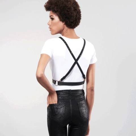 Uprząż na ciało Bijoux Indiscrets Maze Net Cleavage Harness Black Uprząż na ciało Bijoux Indiscrets Maze Net Cleavage Harness Black