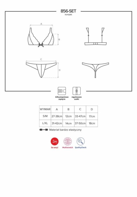 856-SET-1 komplet 2-częściowy L/XL
