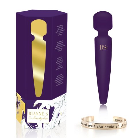 Rianne S ESSENTIALS - Bella Mini Body Wand Deep Purple Rianne S ESSENTIALS - Bella Mini Body Wand Deep Purple