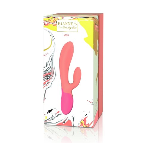 Rianne S ESSENTIALS Xena wibrator króliczek brzoskwiniowo-koralowy Rianne S ESSENTIALS Xena wibrator króliczek brzoskwiniowo-koralowy