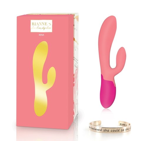 Rianne S ESSENTIALS Xena wibrator króliczek koralowo-różowy Rianne S ESSENTIALS Xena wibrator króliczek koralowo-różowy