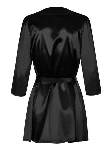 Satinia szlafrok czarny L/XL Satinia szlafrok czarny L/XL