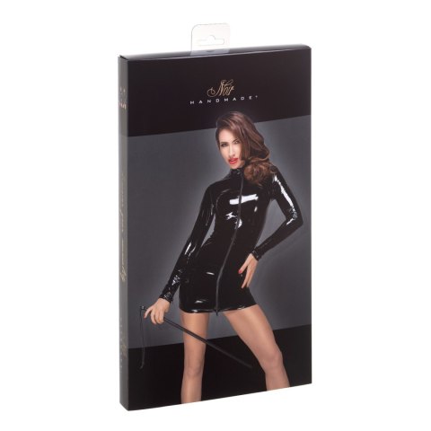 F187 PVC mini dress with black 2-way zipper in the front XL F187 PVC mini dress with black 2-way zipper in the front XL