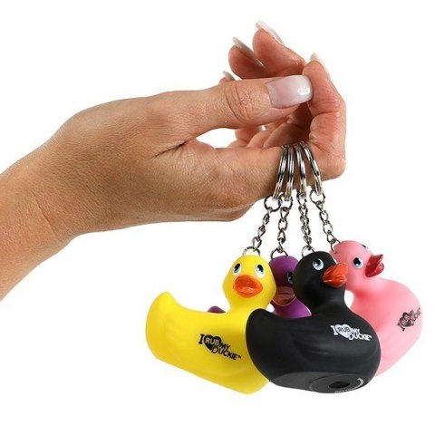 I Rub My Duckie Keychain Black I Rub My Duckie Keychain Black
