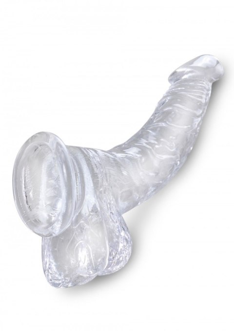 King Cock 7,5 Inch Cock with Balls Transparant King Cock 7,5 Inch Cock with Balls Transparant