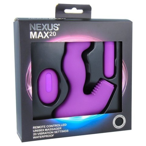 Nexus Max 20 masażer prostaty fioletowy Nexus Max 20 masażer prostaty fioletowy